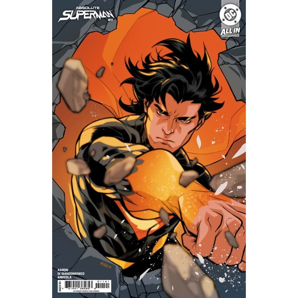 ABSOLUTE SUPERMAN # 11 COVER D 1:25 KARL KERSCHL CARD STOCK VARIANT