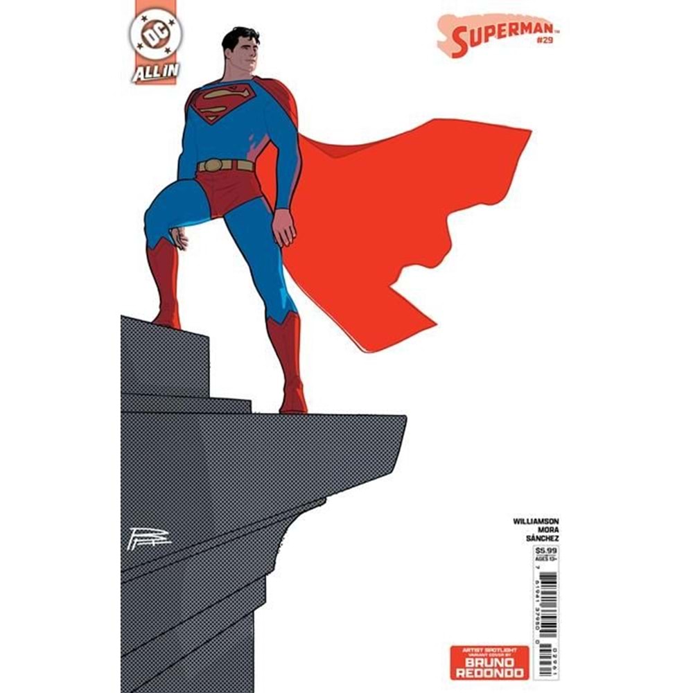 SUPERMAN (2023) # 29 COVER E BRUNO REDONDO ARTIST SPOTLIGHT CARD STOCK VARIANT