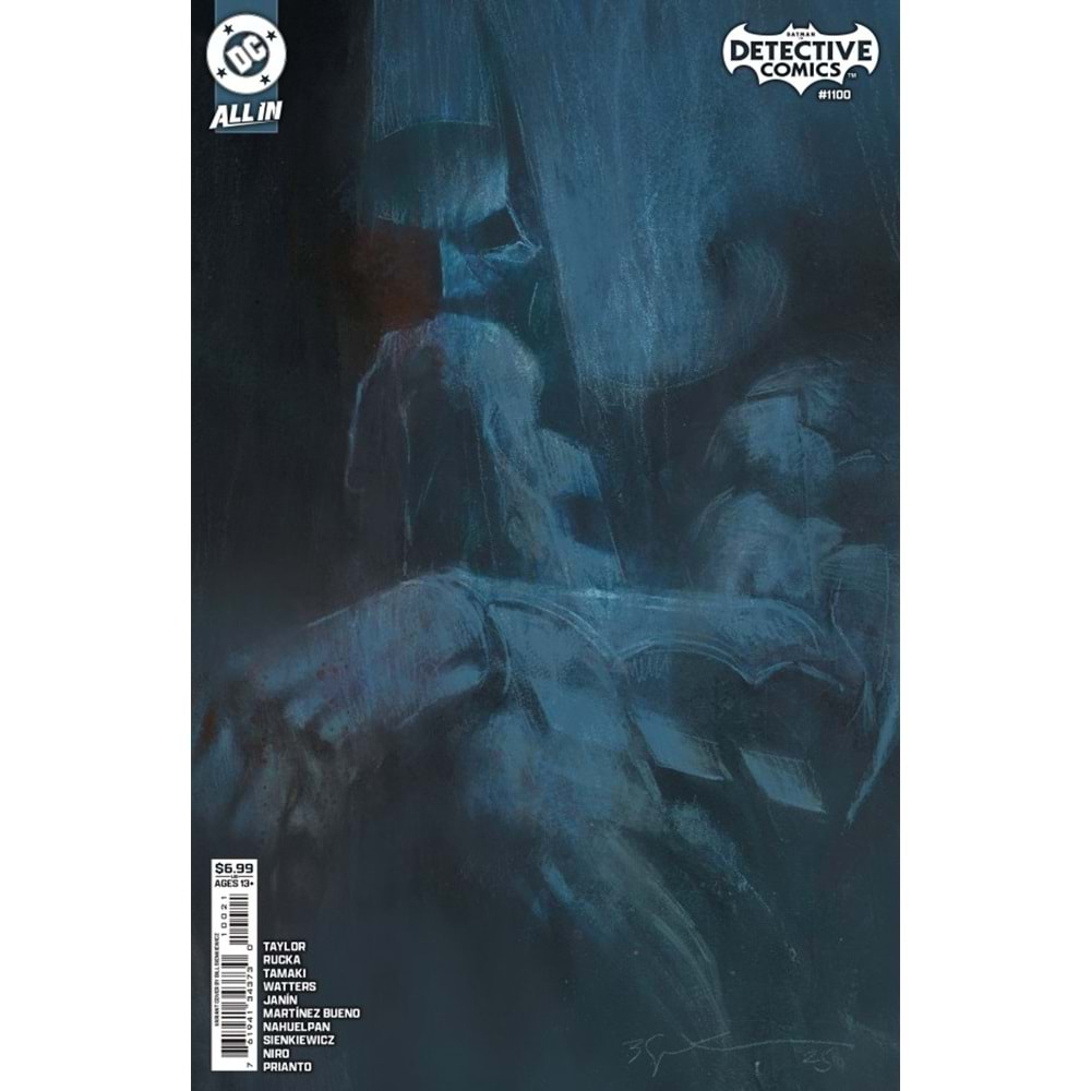DETECTIVE COMICS (2016) # 1100 COVER D BILL SIENKIEWICZ CARD STOCK VARIANT