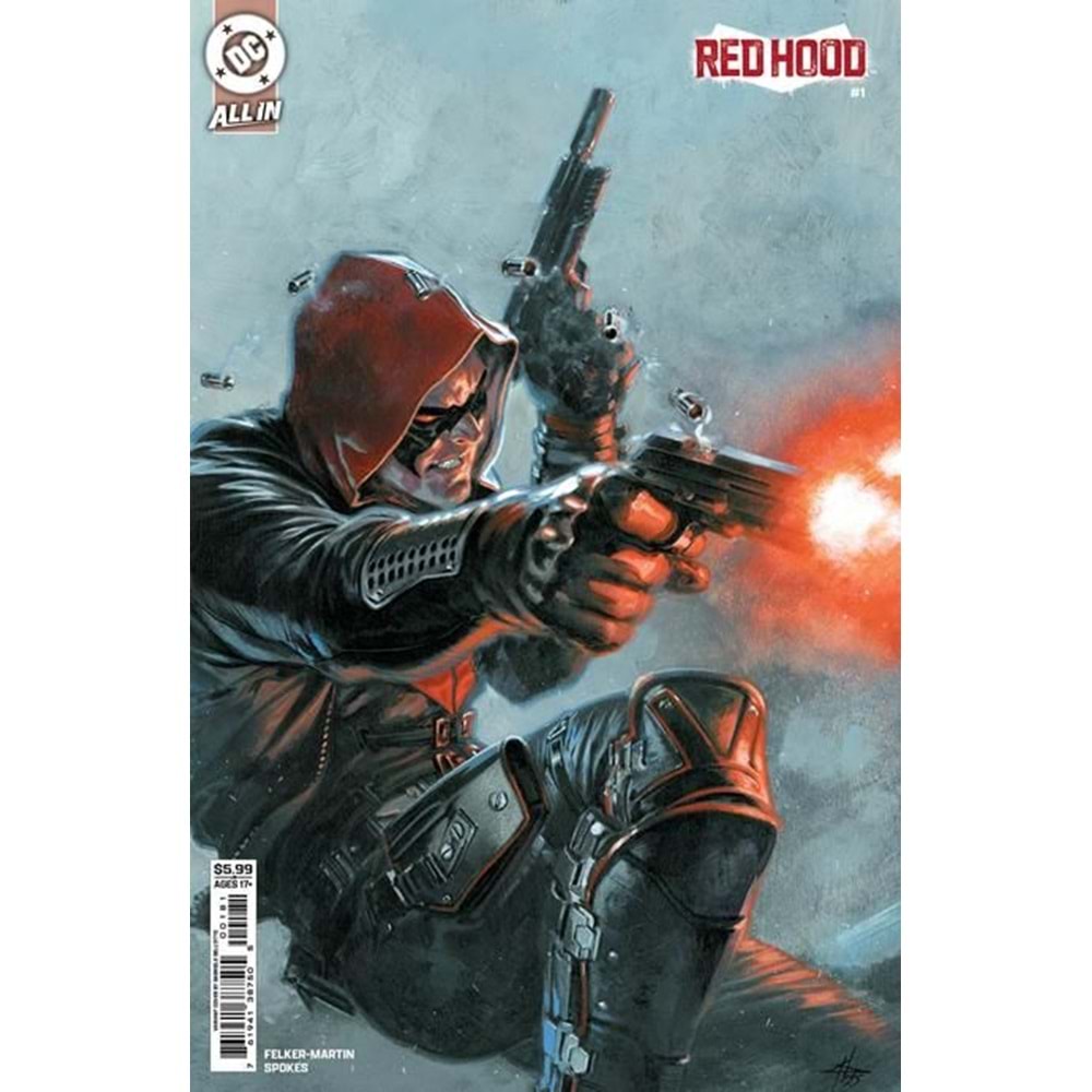 RED HOOD (2025) #1 COVER E GABRIELE DELLOTTO GOTHAM CARD STOCK VARIANT (CANCELLED SERIES)