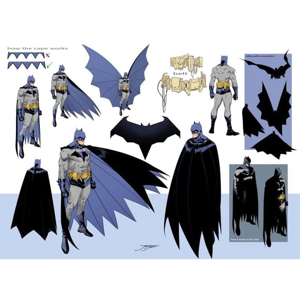 BATMAN (2025) #1 COVER O 1:5 JORGE JIMENEZ DESIGN UNLOCK CARD STOCK VARIANT