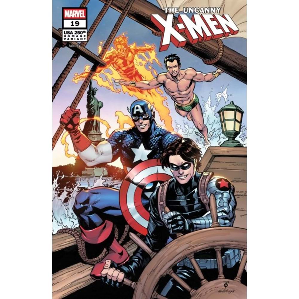 UNCANNY X-MEN (2024) # 19 MARCUS TO USA 250TH HOMAGE VARIANT