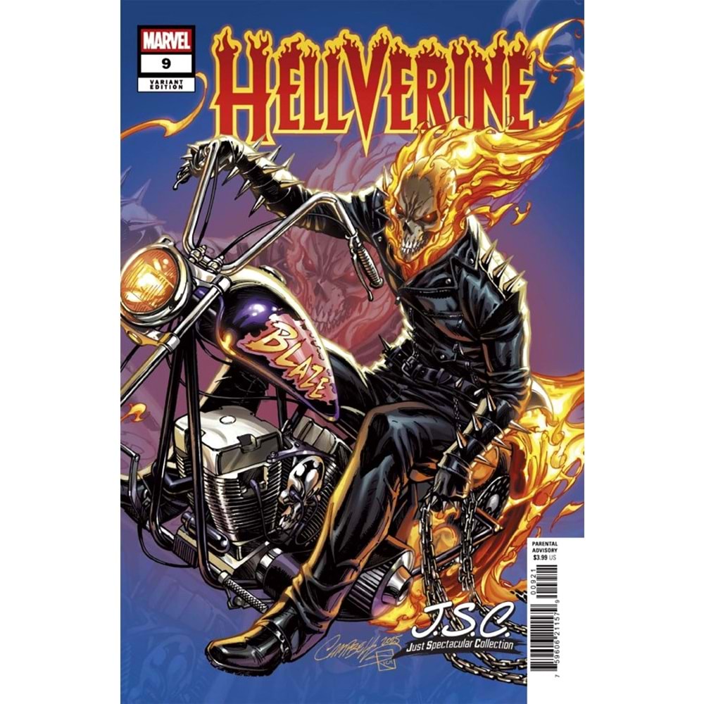 HELLVERINE (2024 SECOND SERIES) # 9 J. SCOTT CAMPBELL JUST SPECTACULAR COLLECTION VARIANT