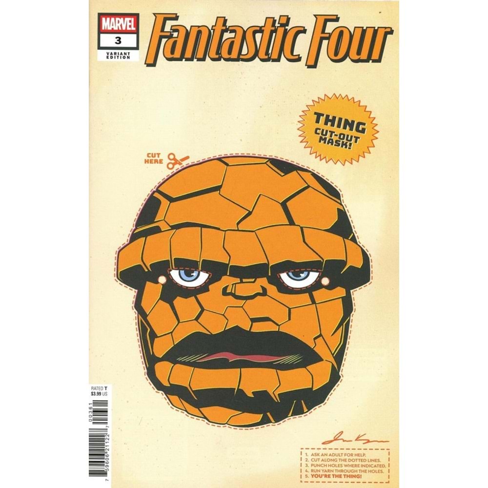 FANTASTIC FOUR (2025) # 3 RETRO HALLOWEEN MASK VARIANT