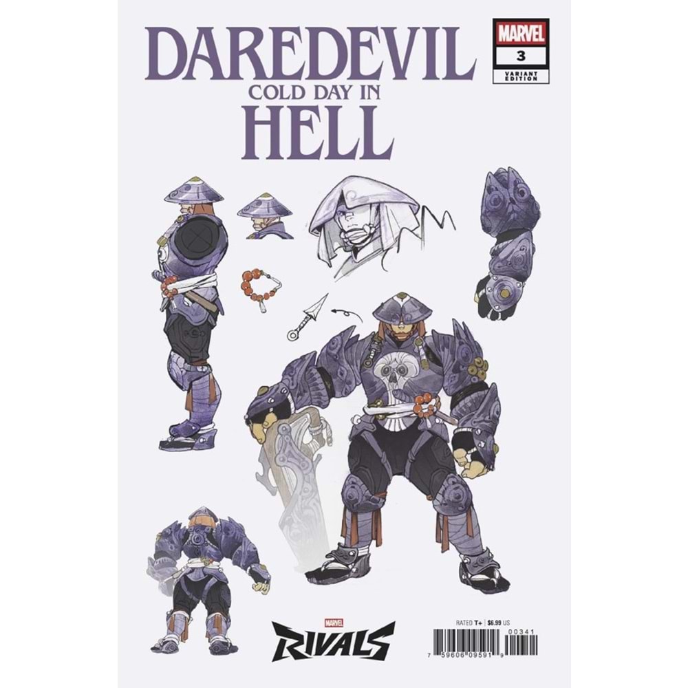DAREDEVIL COLD DAY IN HELL #3 (OF 3) PEACH MOMOKO MARVEL RIVALS VARIANT