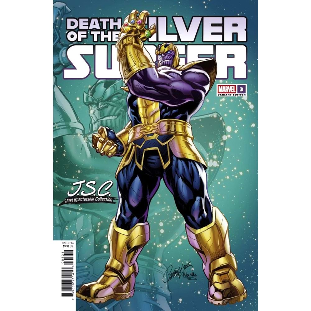 DEATH OF THE SILVER SURFER #3 J. SCOTT CAMPBELL JUST SPECTACULAR COLLECTION VARIANT