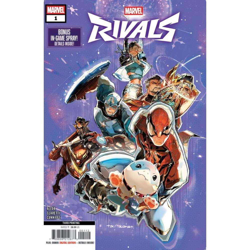 MARVEL RIVALS # 1 THIRD PRINTING TOKITOKORO VARIANT