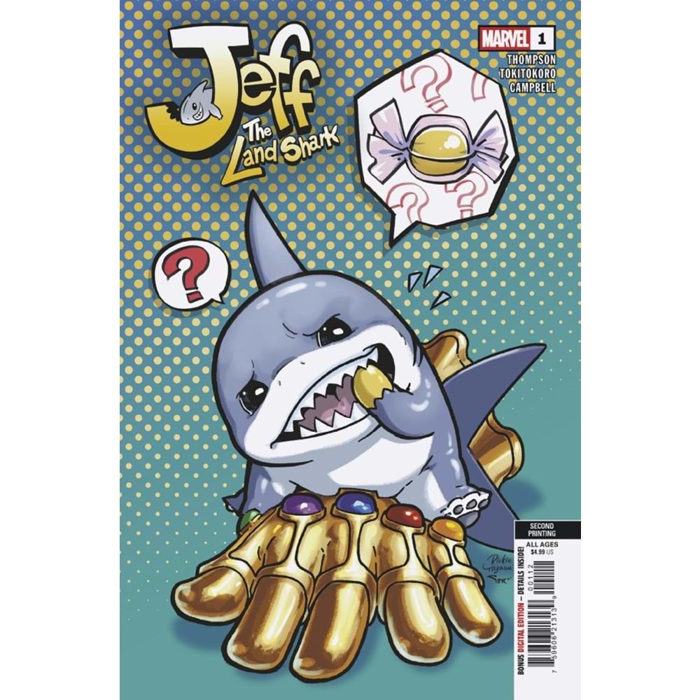 JEFF THE LAND SHARK #1 SECOND PRINTING RICKIE YAGAWA VARIANT
