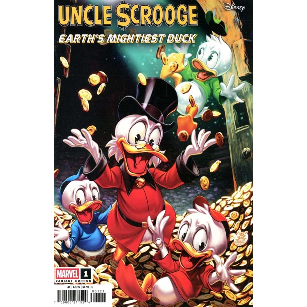 UNCLE SCROOGE EARTHS MIGHTIEST DUCK #1 MARK BROOKS VARIANT