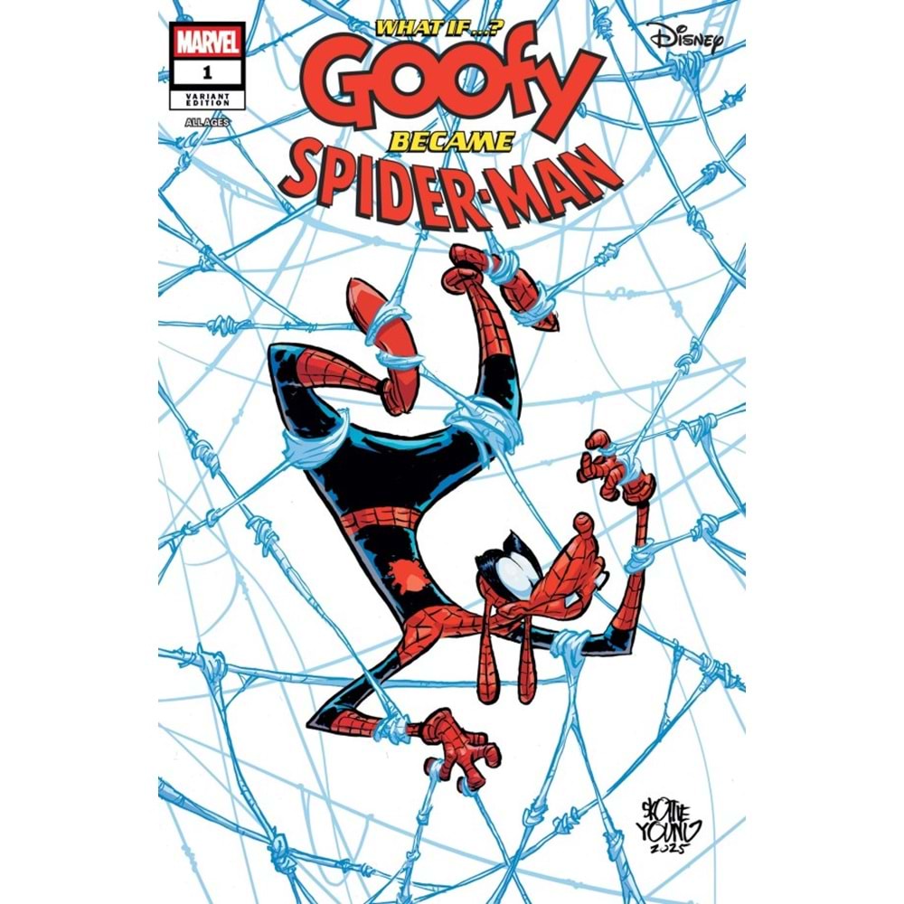 WHAT IF GOOFY BECAME SPIDER-MAN #1 SKOTTIE YOUNG VARIANT
