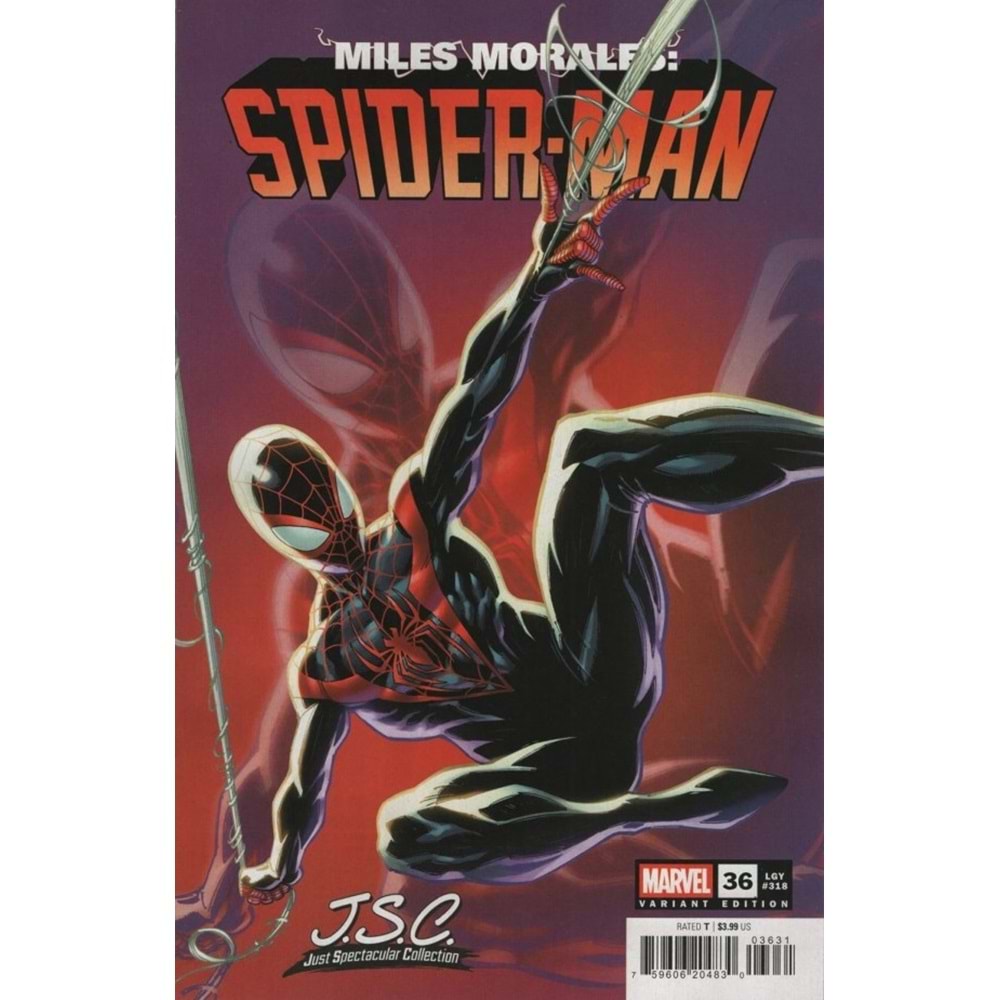 MILES MORALES SPIDER-MAN (2022) # 36 J. SCOTT CAMPBELL JUST SPECTACULAR COLLECTION VARIANT