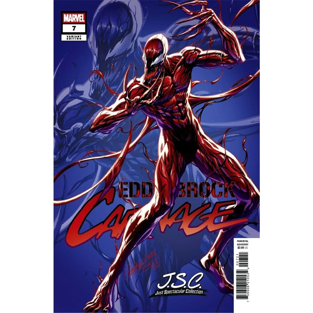 EDDIE BROCK CARNAGE #7 J. SCOTT CAMPBELL JUST SPECTACULAR COLLECTION VARIANT