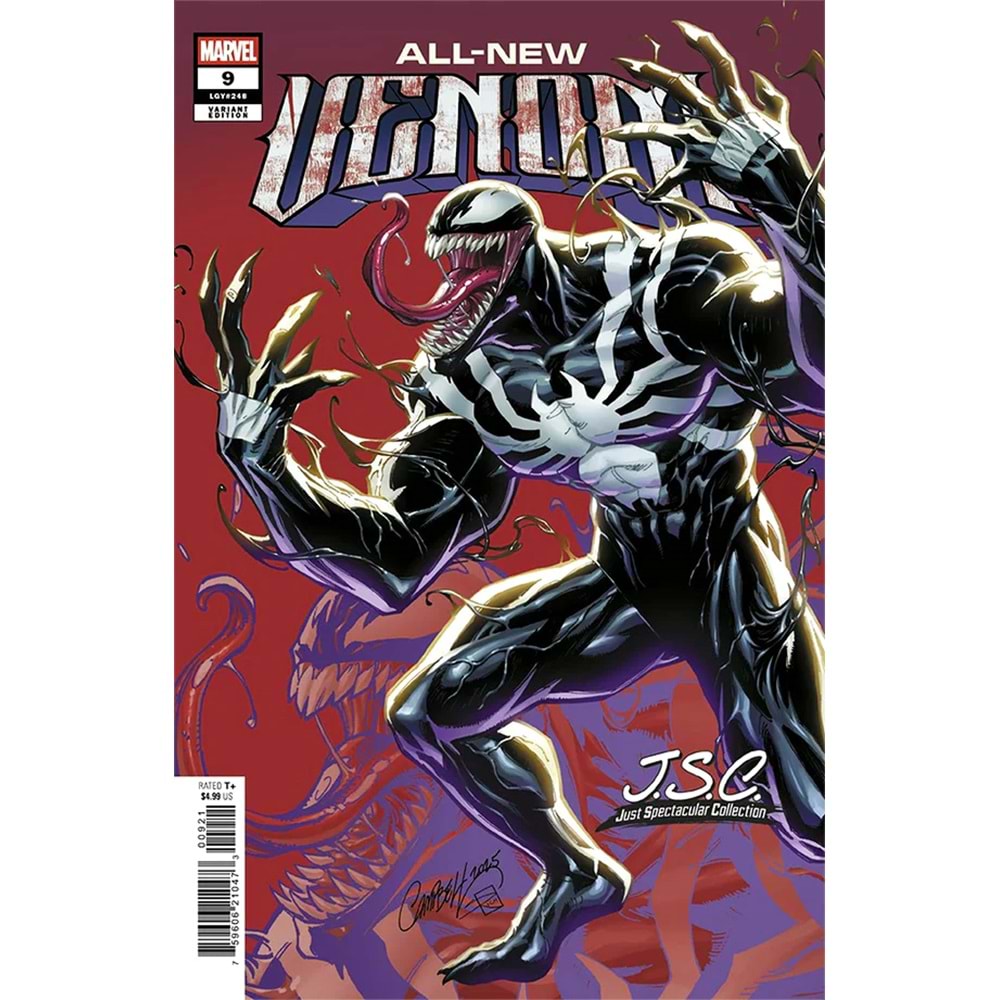 ALL NEW VENOM # 9 J. SCOTT CAMPBELL JUST SPECTACULAR COLLECTION VARIANT