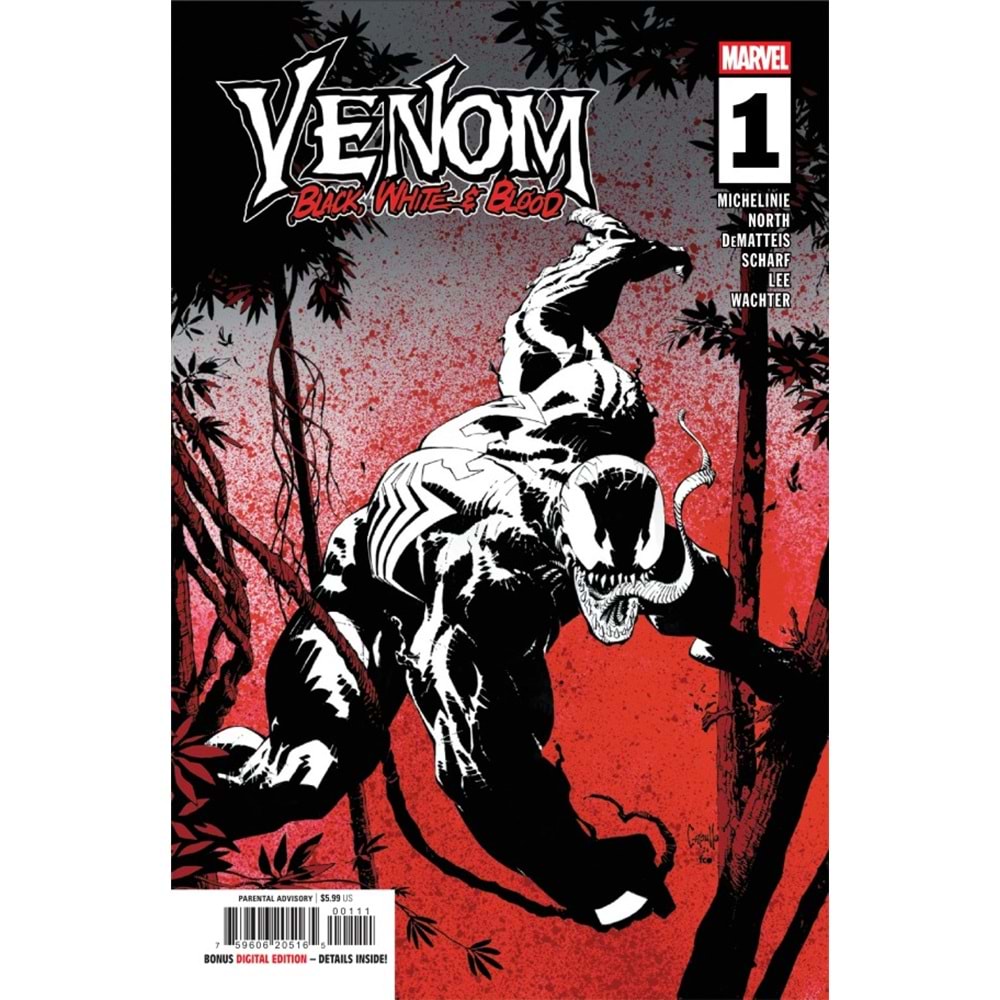 VENOM BLACK WHITE BLOOD #1
