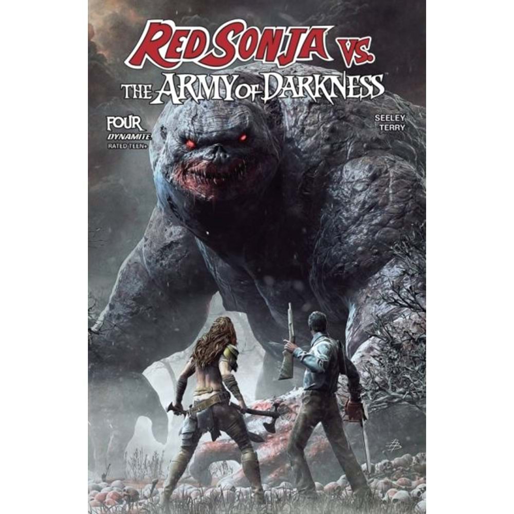 RED SONJA VS AOD #4 COVER A BJORN BARENDS