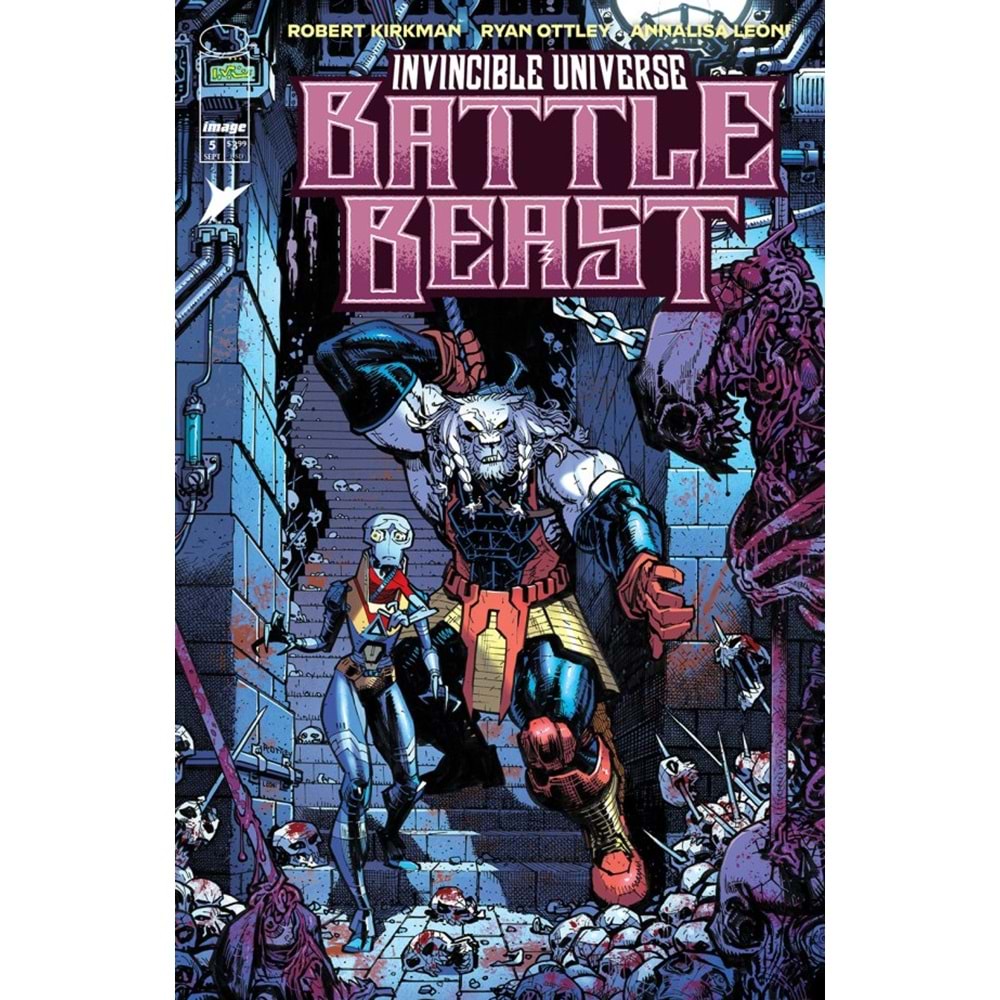 INVINCIBLE UNIVERSE BATTLE BEAST # 5 COVER A RYAN OTTLEY & ANNALISA LEONI