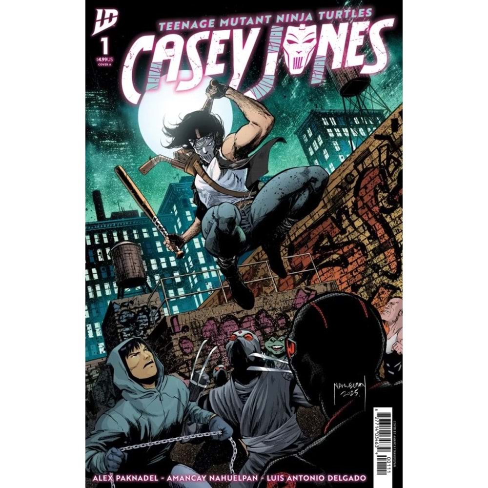TEENAGE MUTANT NINJA TURTLES CASEY JONES #1 COVER A AMANCAY NAHUELPAN