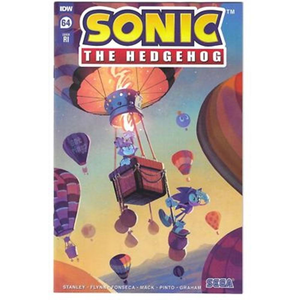 SONIC THE HEDGEHOG (2018) # 64 COVER C 1:10 FOURDRAINE VARIANT