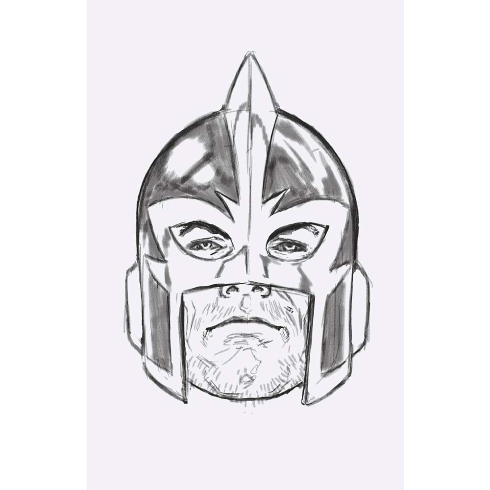 AVENGERS (2023) # 11 1:50 MARK BROOKS HEADSHOT SKETCH VIRGIN VARIANT