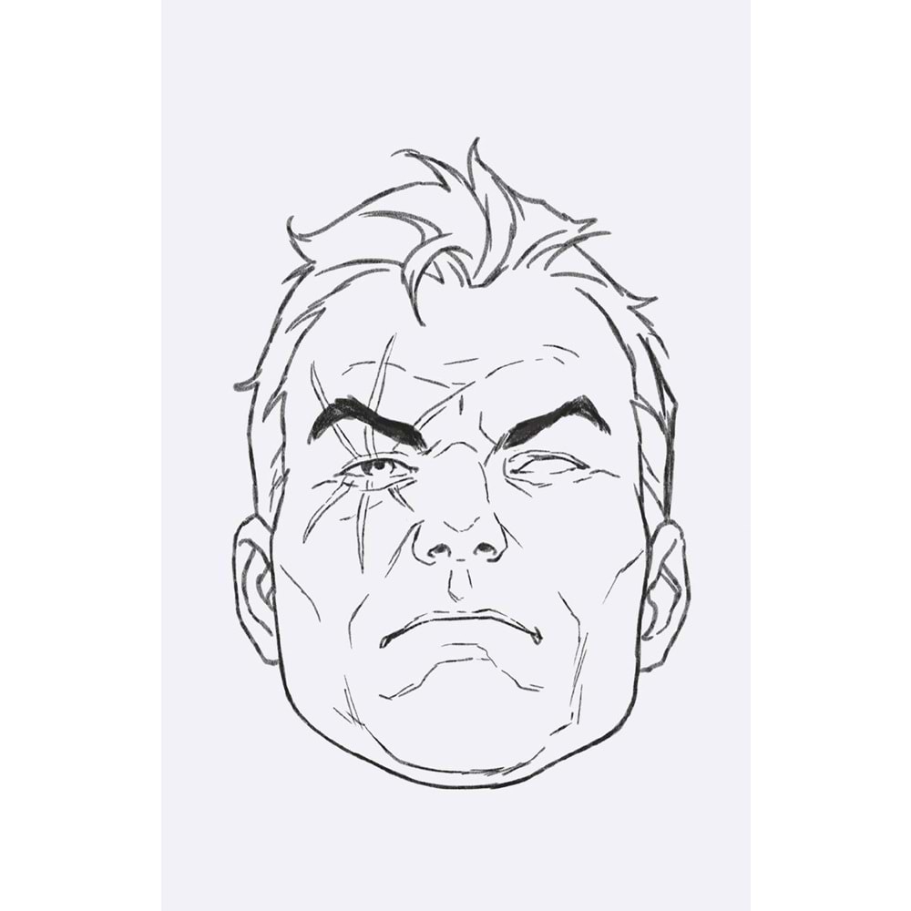 CABLE (2024) #3 1:50 MARK BROOKS HEADSHOT SKETCH VIRGIN VARIANT