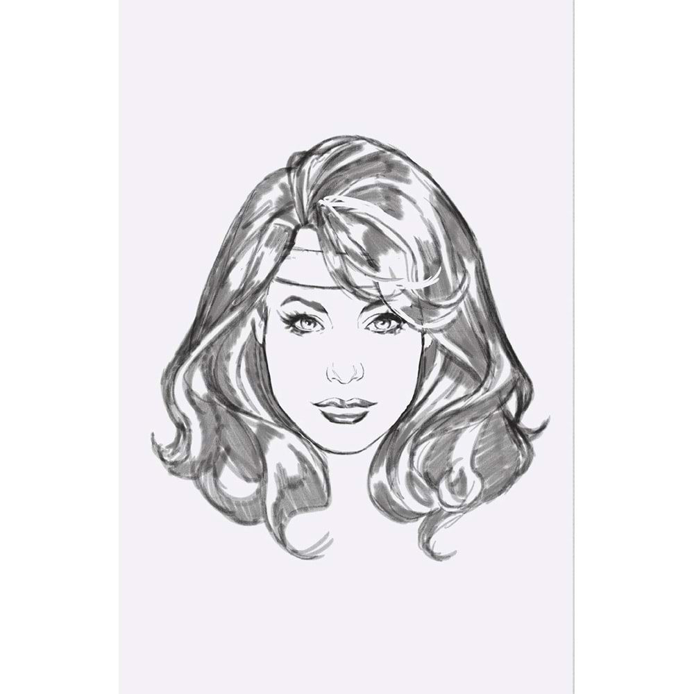 GODS # 6 1:50 MARK BROOKS HEADSHOT SKETCH VIRGIN VARIANT