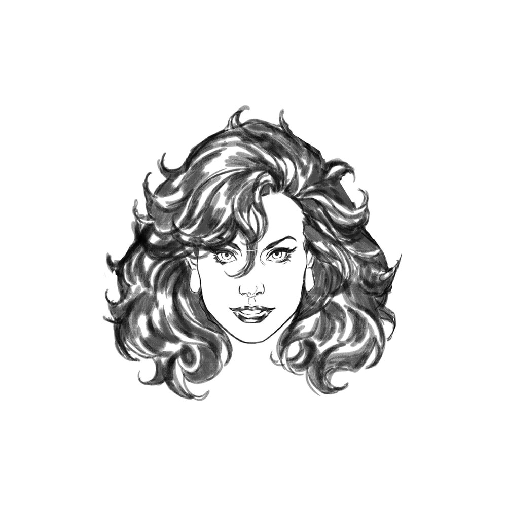 SENSATIONAL SHE-HULK (2023) # 6 1:50 MARK BROOKS HEADSHOT SKETCH VIRGIN VARIANT