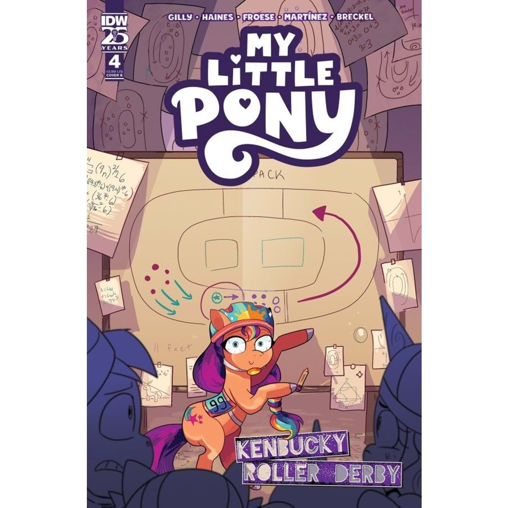 MY LITTLE PONY KENBUCKY ROLLER DERBY # 4 COVER B GIGI DUTREIX