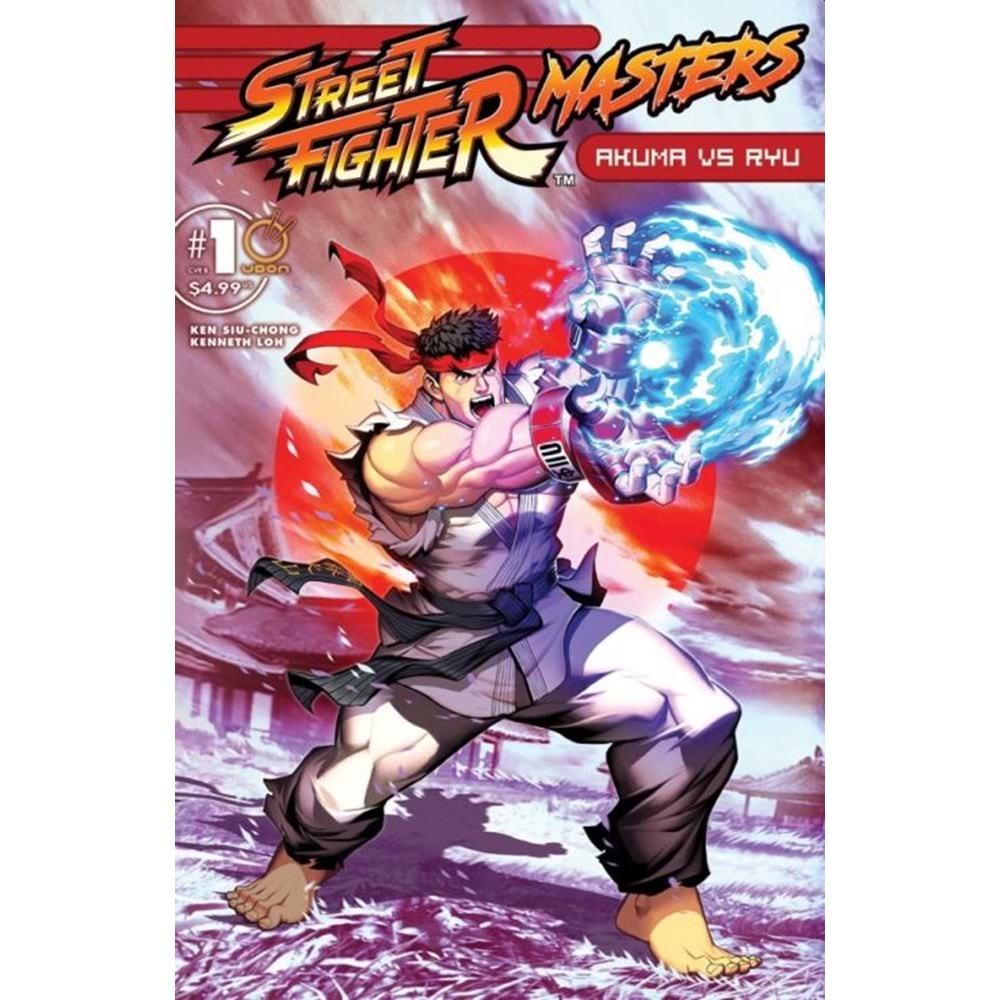 STREET FIGHTER MASTERS AKUMA VS RYU #1 COVER B GENZOMAN
