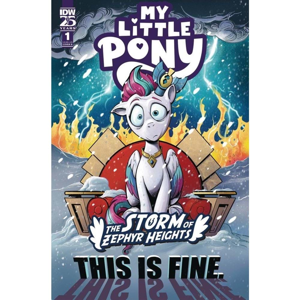 MY LITTLE PONY THE STORM OF ZEPHYR HEIGHTS # 1 COVER B ANDY PRICE