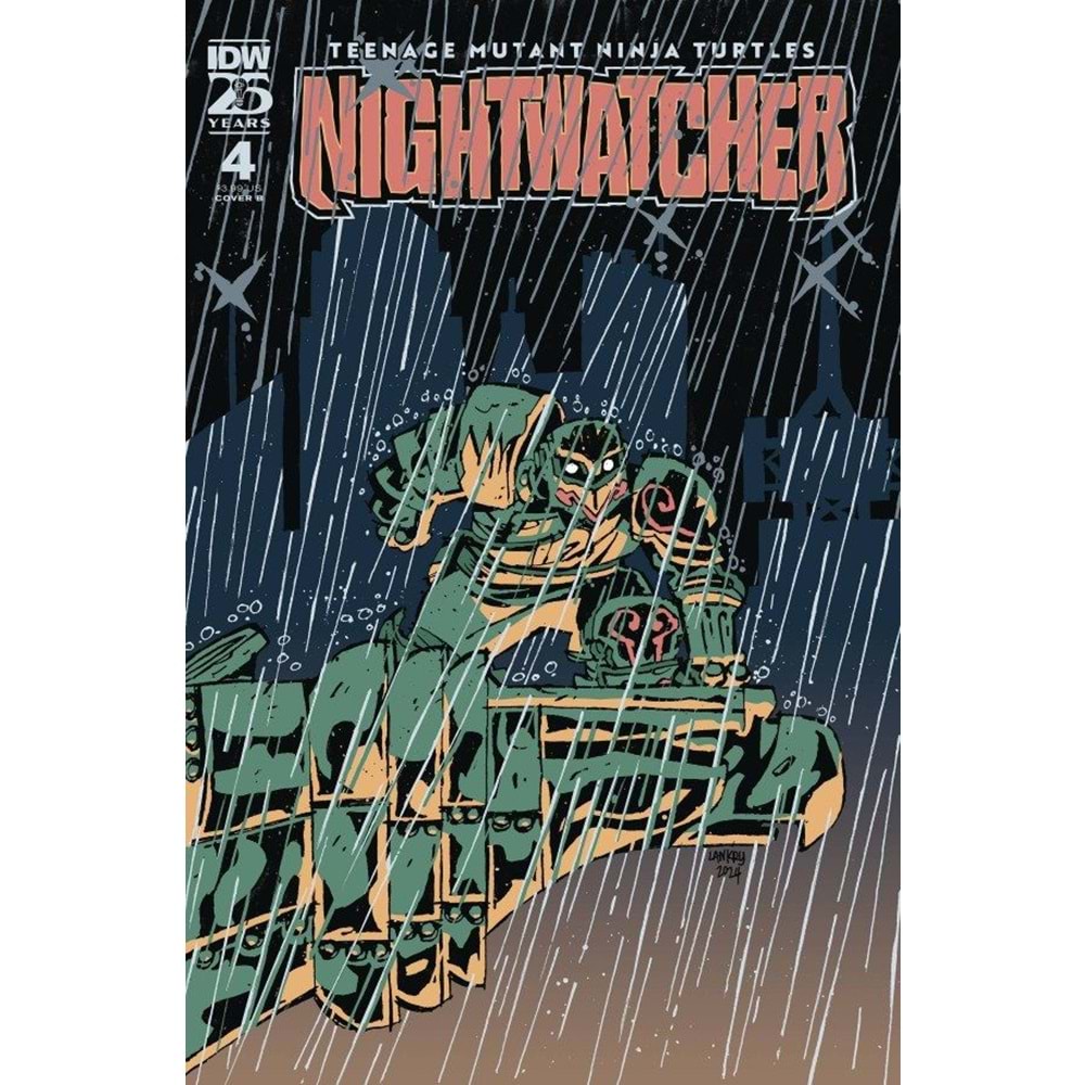 TEENAGE MUTANT NINJA TURTLES NIGHTWATCHER #4 COVER B LANKRY