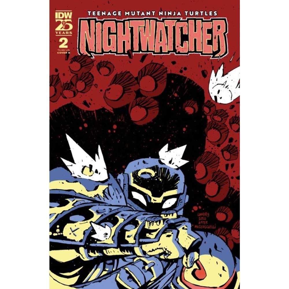 TEENAGE MUTANT NINJA TURTLES NIGHTWATCHER #2 COVER B LANKRY