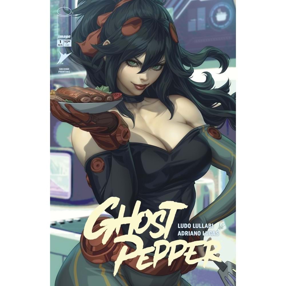 GHOST PEPPER #1 SECOND PRINTING COVER B ARTGERM fOIL VARIANT