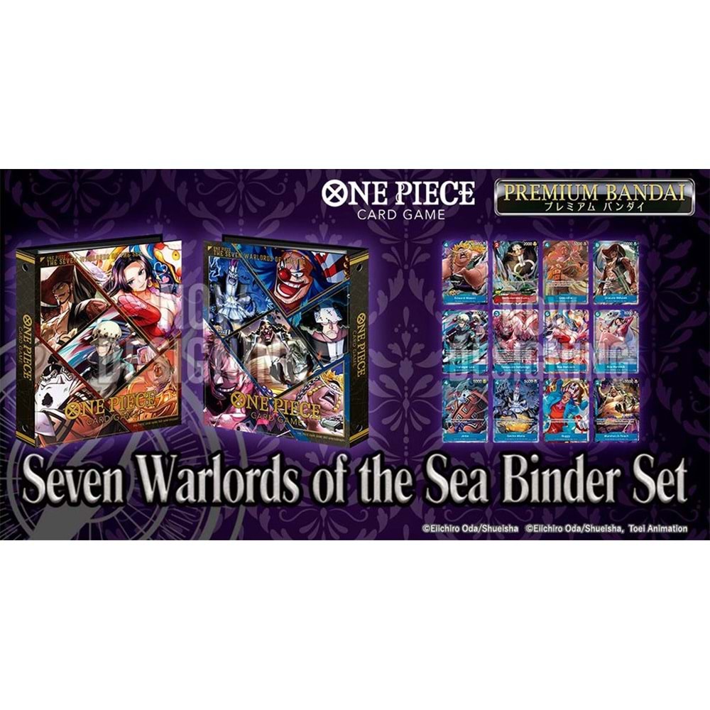 ONE PIECE CARD GAME SEVEN WARLORDS OF THE SEA BINDER SET