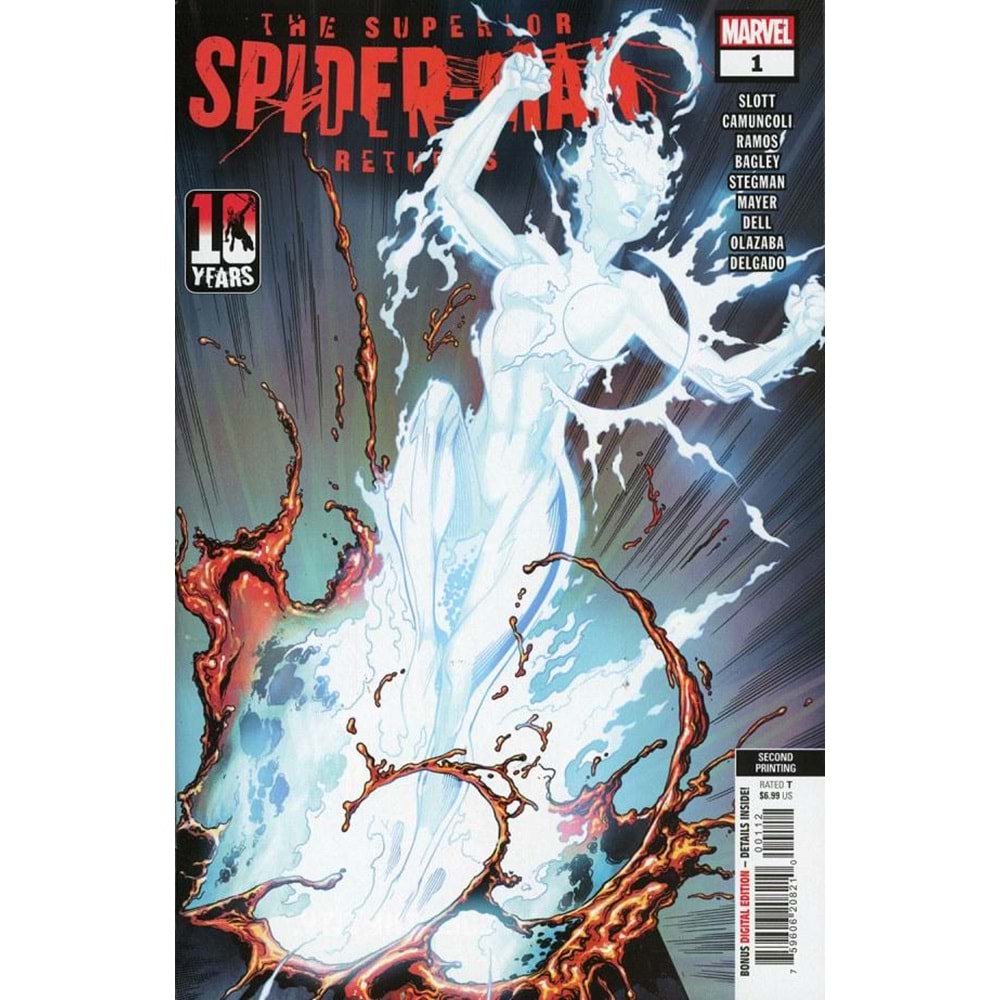 SUPERIOR SPIDER-MAN (2023) # 1 SECOND PRINTING MARK BAGLEY VARIANT