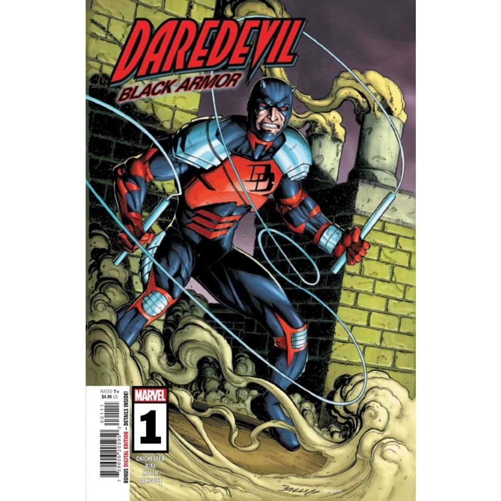 DAREDEVIL BLACK ARMOR # 1