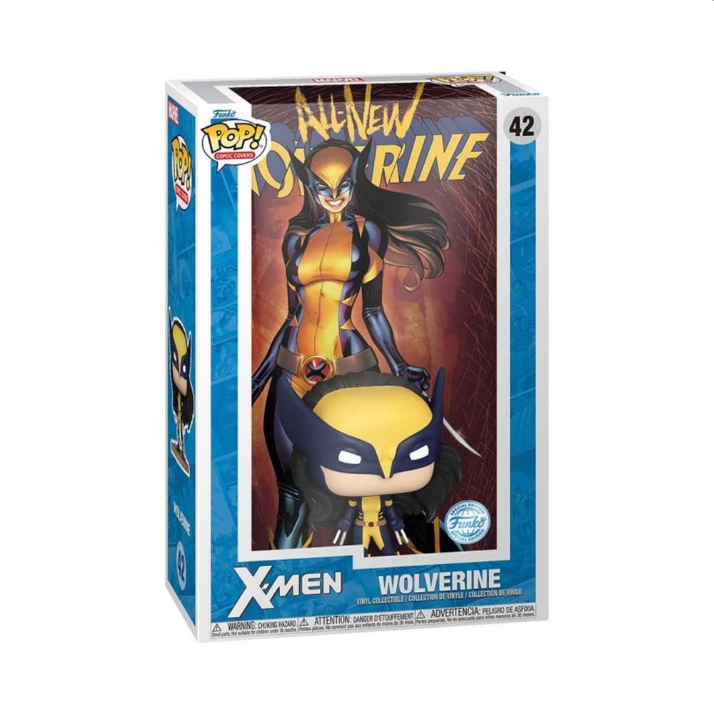 FUNKO POP COMIC COVERS MARVEL X-MEN ALL NEW WOLVERINE #1 VARIANT 42