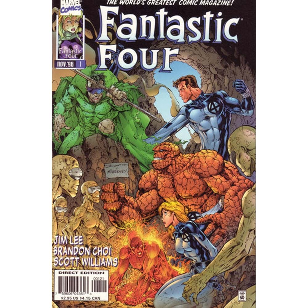 FANTASTIC FOUR (1996) # 1 BRETT BOOTH VARIANT