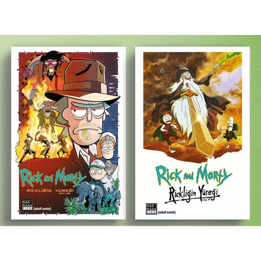 RICK AND MORTY RICKLİĞİN YÜREĞİ SAYI 1-2 TAM SET