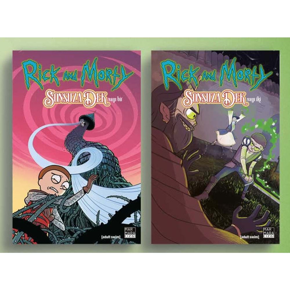 RICK AND MORTY SONSUZA DEK SAYI 1-2 TAM SET
