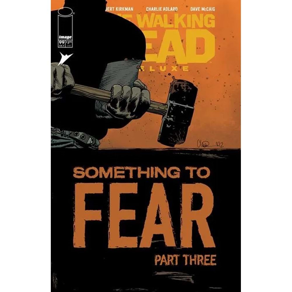 WALKING DEAD DELUXE # 99 COVER B CHARLIE ADLARD & DAVE MCCAIG VARIANT