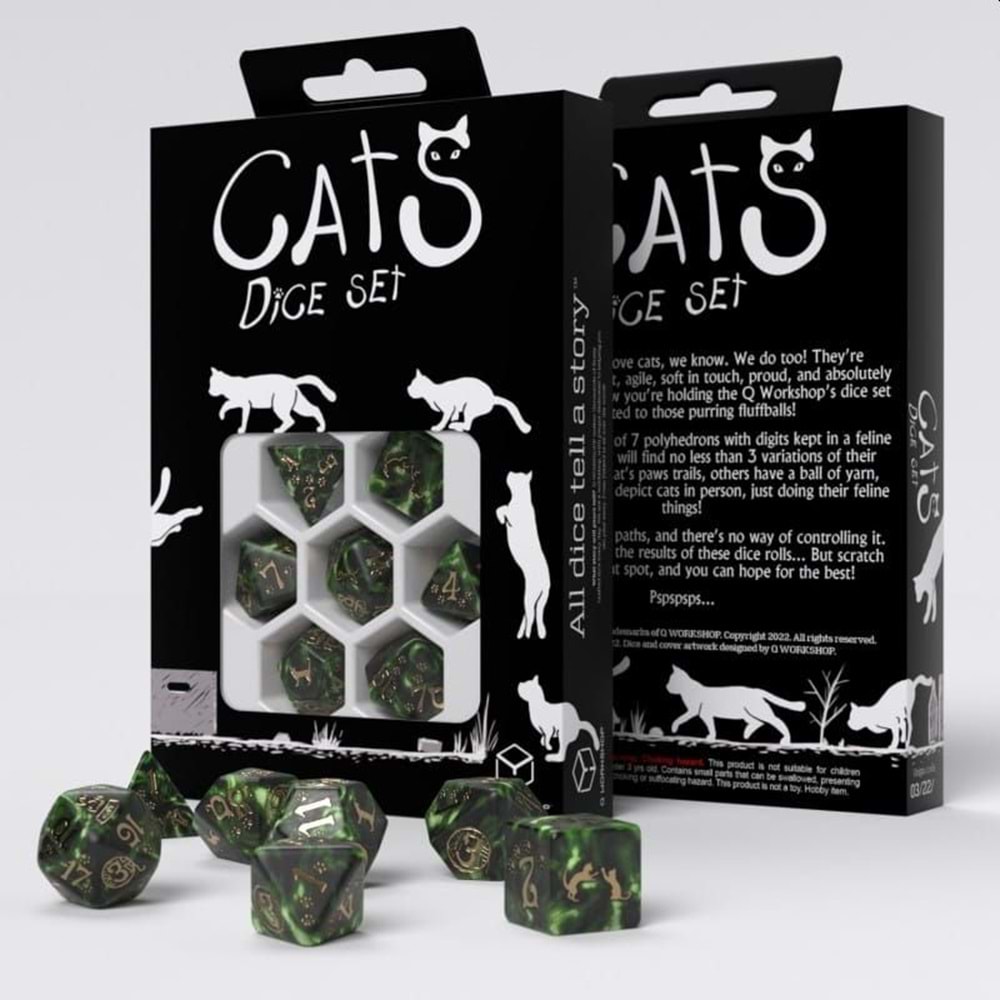 CATS DICE SET 1 - ZAR SETİ