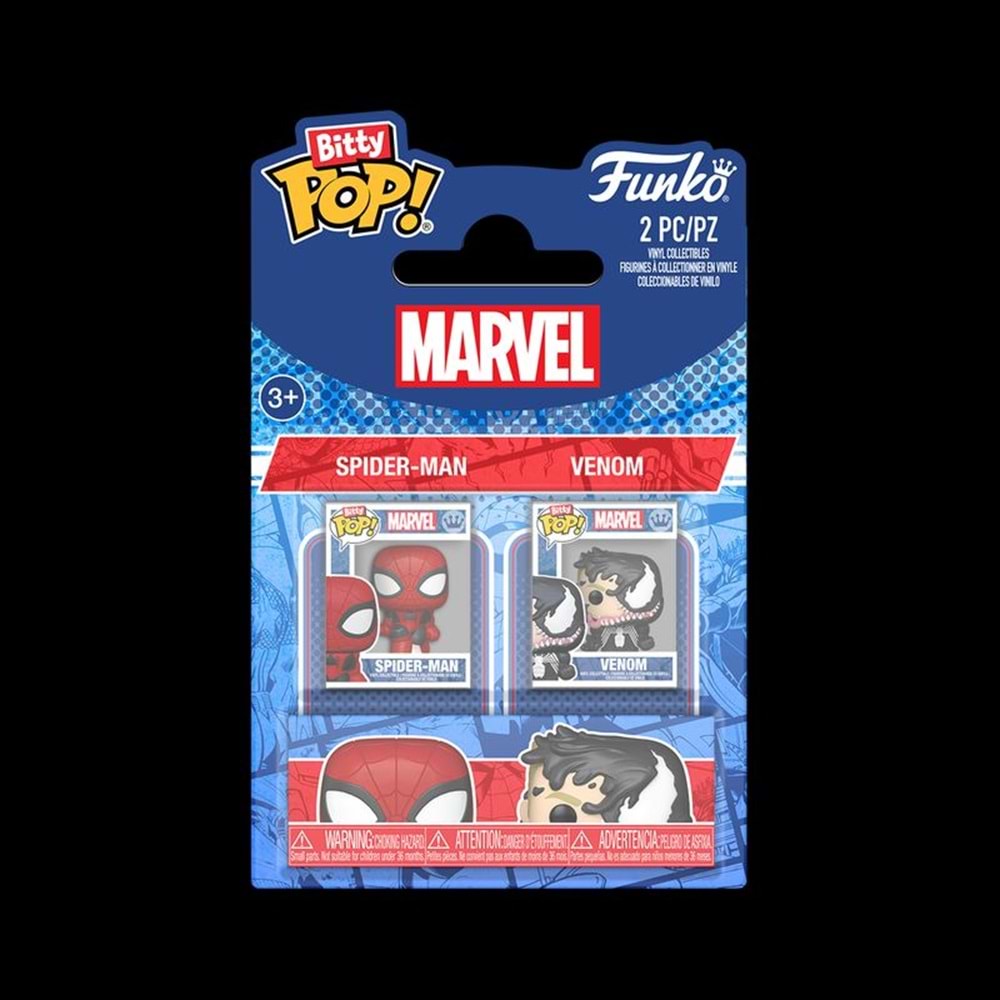 FUNKO BITTY POP MARVEL SPIDER-MAN VENOM 2-PACK