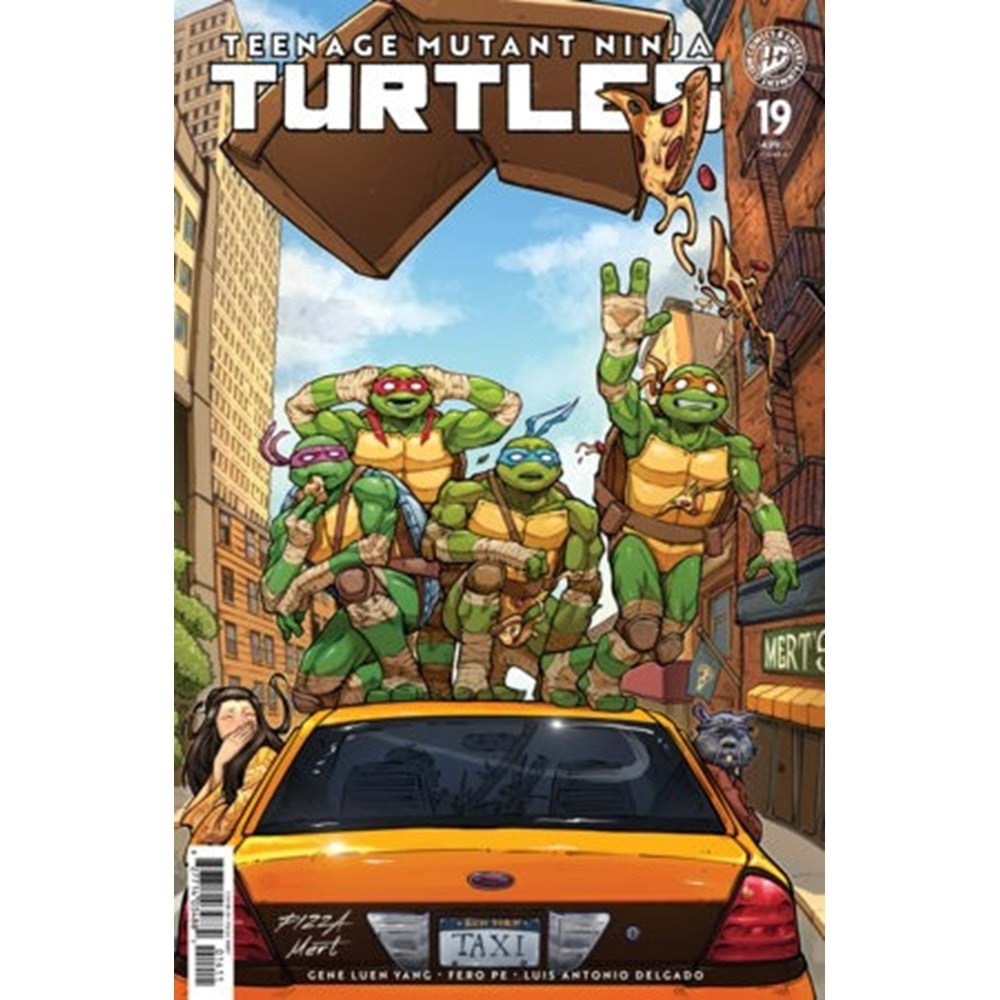 TEENAGE MUTANT NINJA TURTLES #19 MERT PİZZA VARIANT İMZALI ÖN SİPARİŞ