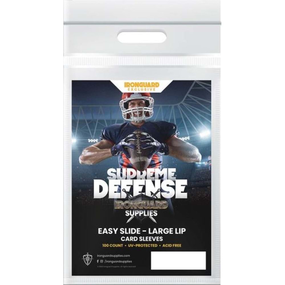 IRONGUARD STANDARD CARD SLEEVES TALL 130PT 100LÜ PAKET