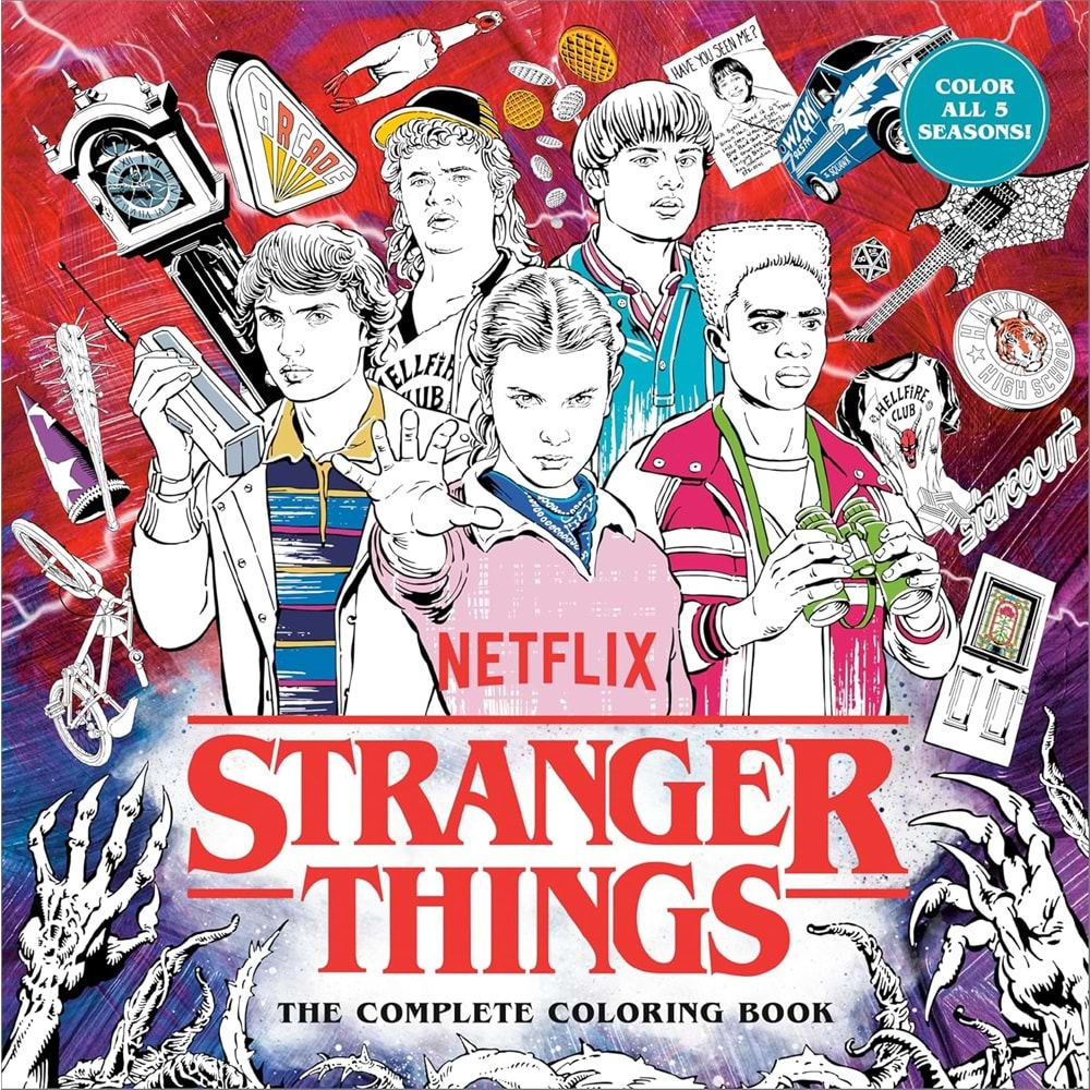 STRANGER THINGS THE COMPLETE COLORING BOOK TPB