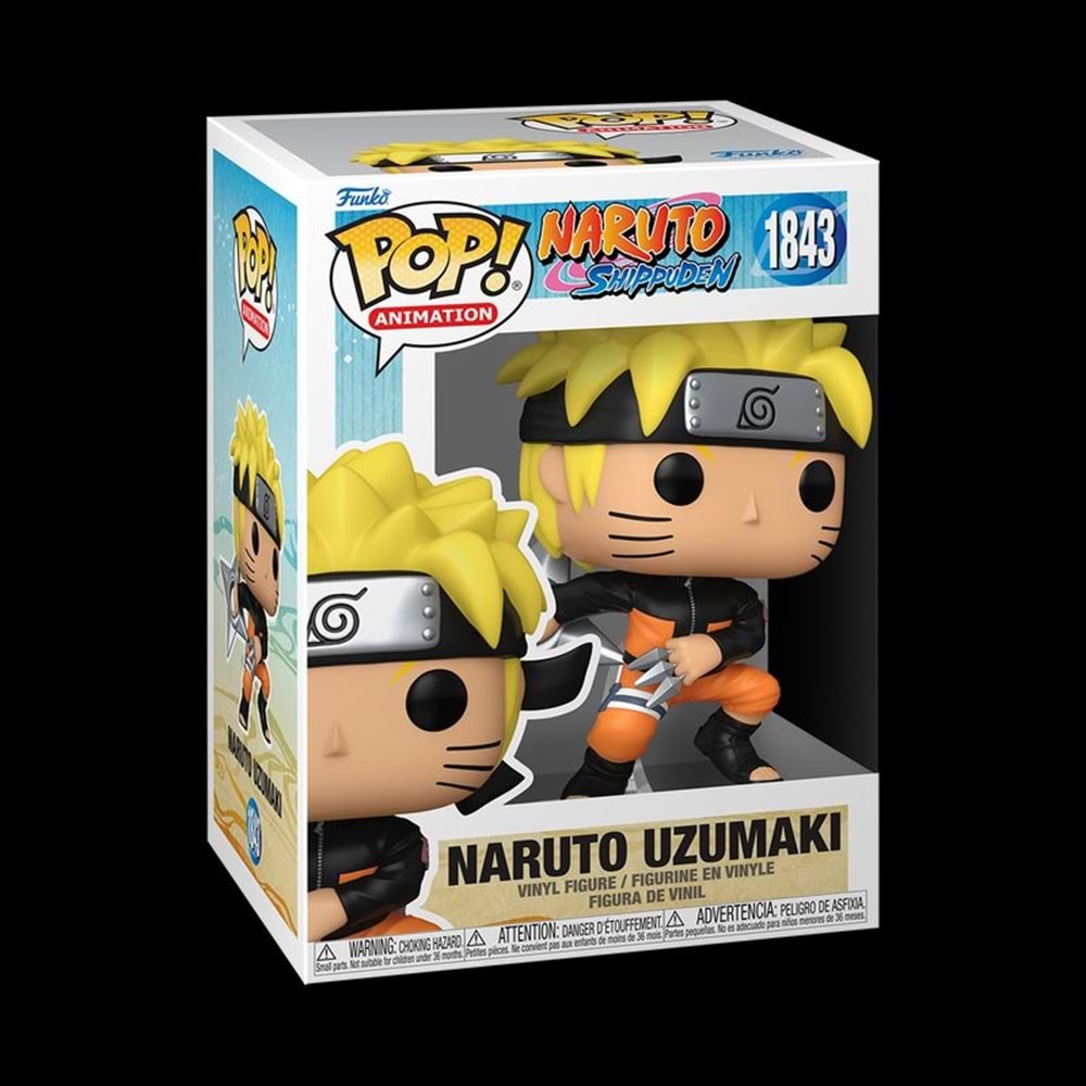 FUNKO POP ANIMATION NARUTO UZUMAKI WITH KUNAI & SHURIKEN 1843