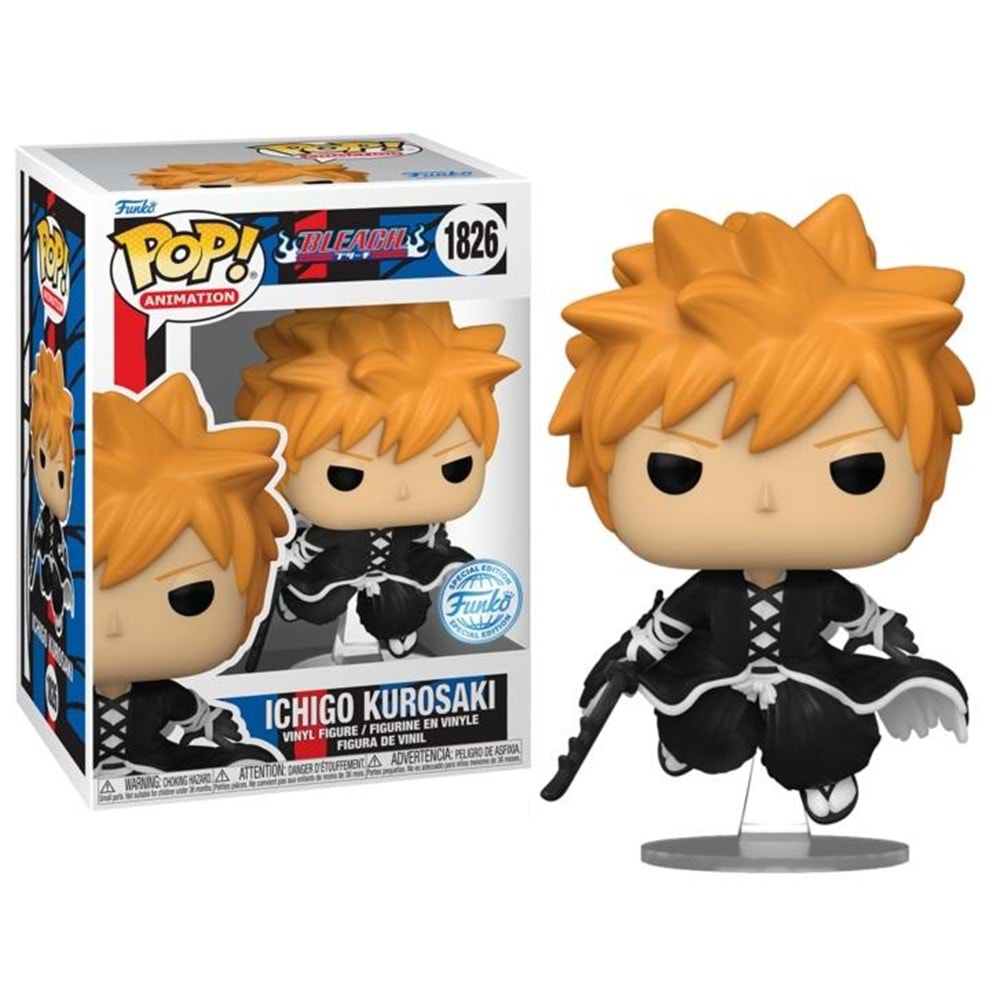 FUNKO POP ANIMATION BLEACH ICHIGO KUROSAKI GT ATTACK SPECIAL EDITION 1826