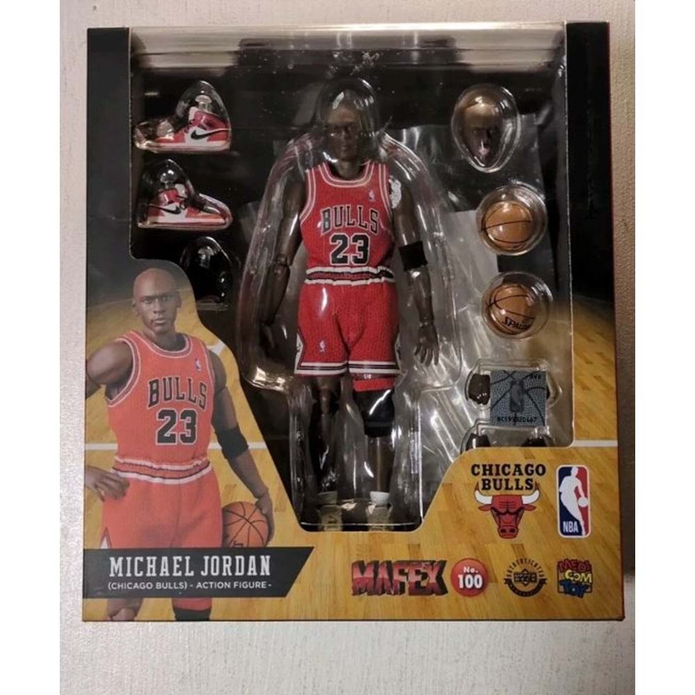 MEDICOM TOY MAFEX MICHAEL JORDAN CHICAGO BULLS ACTION FIGURE