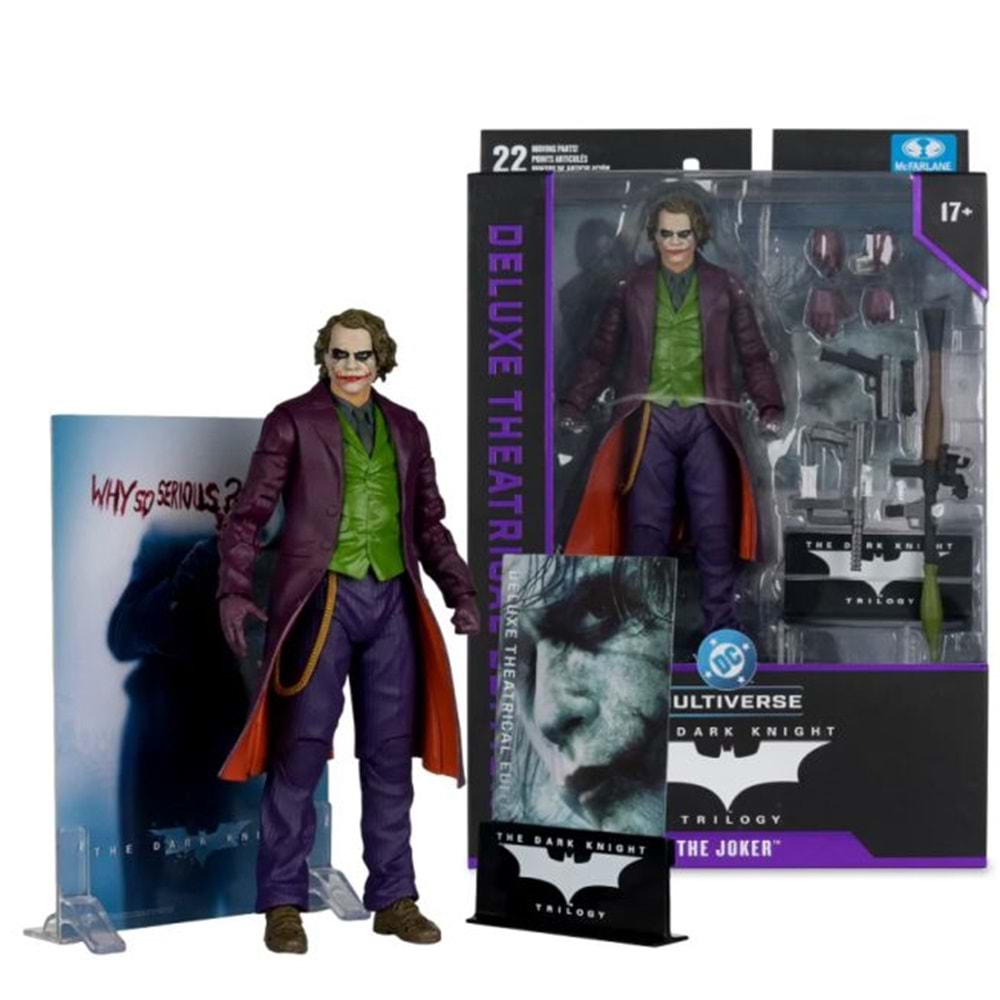 MCFARLANE DELUXE THEATRICAL EDITION MULTIVERSE THE DARK KNIGHT TRILOGY THE JOKER
