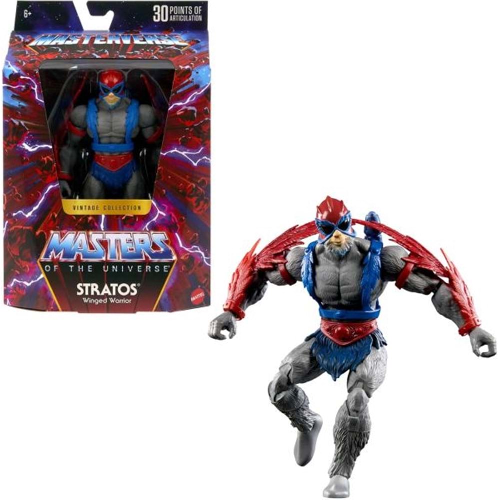 MASTERS OF THE UNIVERSE VINTAGE COLLECTION STRATOS WINGED WARRIOR